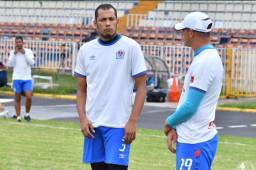 El portero Rafael Zúniga en su primer día de entrenamiento con el Olimpia que hizo su práctica este miércoles en el estadio Nacional. Fotos cortesía club Olimpia