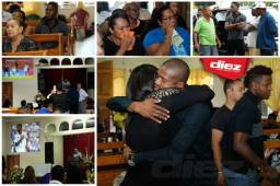 La familia de Juan Carlos García no ha estado sola en este momento duro, amigos, vecinos y muchos excompañeros han acompañado a los dolientes en el velorio del exseleccionado.