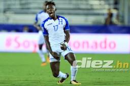 Alberth Elis no ha podido marcar en esta Copa Oro 2017 con la selección de Honduras.