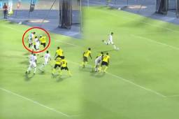 Ángel Tejeda anotó el 0-1 de Honduras ante Jamaica en Kingston gracias a la asistencia del VAR