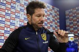 Simeone no quizo hablas más de la cuenta sobre el mal momento que pasa uno de sus pupilos.