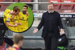 Koeman apuntó a Lenglet en la jugada que provocó el penal para el Cádiz en el Camp Nou.