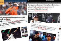 Los principales medios de Estados Unidos han destacado el fichaje del hondureño Mauricio Dubón por los Gigantes de San Francisco.