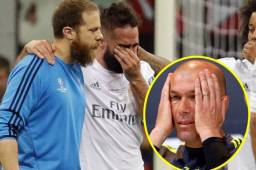 Carvajal es baja indefinida en el Real Madrid de Zinedine Zidane.