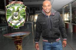 El zaguero Caue Fernandes habla de su llegada al Marathón. Dice que en una semana se puso de acuerdo y firmará contrato por dos torneos. Foto cortesía