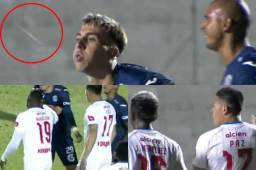 El escupitajo de Rodrigo Auzmendi a jugador del Olimpia tras caer en el Clásico ¿recibirá una sanción?