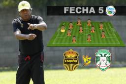El clásico sampedrano Real España-Marathón engalanan la fecha 5 del Apertura en Honduras. Ramón Maradiaga enviaría un 11 con algunas variantes con respecto al que utilizó ante Olimpia.
