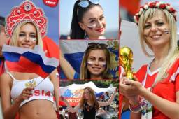 La belleza rusa se apodera del Mundial 2018 en el juego ante Uruguay