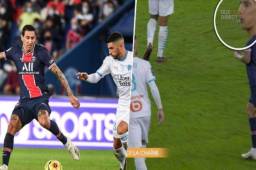 Di María escupió al futbolista español. Las imágenes han quedado en evidencia a través de un medio francés.