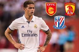 Diferentes clubes chinos se han interesado por los servicios de James Rodríguez.