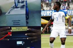 El capitán de la Selección de Honduras, Maynor Figueroa, se proyectó con su pueblo, Nueva Armenia, Atlántida, donando computadoras a la escuela.