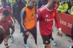 Penoso gesto: Un furioso Cristiano Ronaldo le bota el celular a un aficionado del Manchester United y el club lo investiga y puede sancionarlo