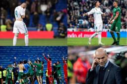 La cara de frustración de Zidane y la bronca de Sergio Ramos en la derrota ante el Leganés, le están dando la vuelta al mundo.