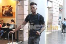 El defensor llegó este sábado a San Pedro Sula para concentrarse con la Selección de Honduras.