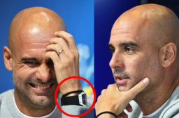 Al técnico español le gusta lucir este tipo de prendas, Guardiola es un tipo elegante.