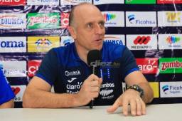 El técnico Fabián Coito invitó a la afición de Tegucigalpa a apoyar a la Selección de Honduras ante Puerto Rico. Fotos Ronald Aceituno