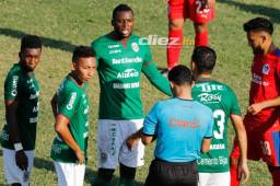 Marathón pierde por tres partidos al delantero Yustin Arboleda. Foto DIEZ