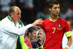 Cristiano Ronaldo fue protegido por el entrenador Luiz Felipe Scolari cuando lo entrenó rumbo al Mundial del 2006.