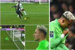 Tremendo errorazo: la falla Keylor Navas en gol que condicionó al PSG ante Lens en Francia