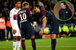 Unai Emery, técnico del PSG, espera que Neymar y Cavani se pongan de acuerdo en el cobro de faltas y penales. 'No quiero que sea un problema', agrega.
