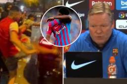 Koeman habló en rueda de prensa antes de enfrentar al Rayo Vallecano el miércoles por la Liga Española.