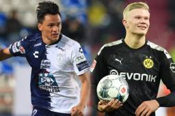 Denil Maldonado hizo bromas con los aficionados que le consultaron sobre su físico que es muy parecido al del noruego Erling Haaland, delantero del Dortmund.