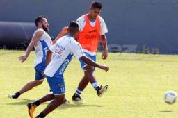Jorge Luis Pinto prepara dos variantes en el 11 de Honduras para este jugo con México. Fotos Delmer Martínez