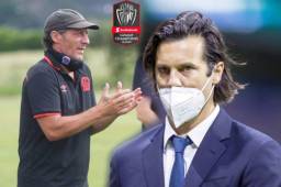 Pedro Troglio se medirá por primera vez a Santiago Solari, quien debuta como técnico en la Champions de Concacaf.