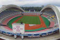 El estadio Nacional en San José, escenario donde se jugará Costa Rica-Honduras tiene capacidad para 35,100 espectadores.