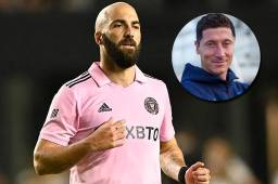 Gonazlo ‘El Pipita’ Higuaín cree que el Barcelona conseguirá títulos con el fichaje de Robert Lewandowski.
