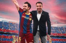 Xavi regresa a Barcelona ahora como entrenador para levantar al equipo que vive en una crisis tras la marcha de Messi.