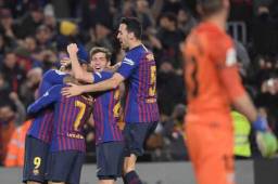 Tremendo recital del Barcelona para humillar al Sevilla y avanzar en la Copa del Rey.