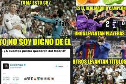 Siguen llegando memes sobre el campeonato número 33 que ha conquistado el Real Madrid en la Liga de España. A Lionel Messi no paran de atacarlo.