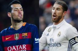 Sergio Busquets y Sergio Ramos son titulares con la Selección de España.