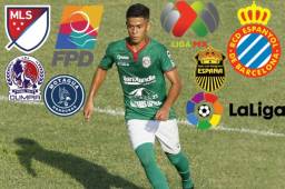 Cristian Cálix lleva tres goles con la camisa del Marathón en primera división.