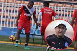 El entrenador del Olimpia, Nahún Espinoza, menciona que no expondrá a Wilson Palacios y dice que lo más seguro es que esté para el Apertura.