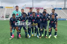 Motagua venció 2-1 en juego amistoso al Comunicaciones con gol de Agustín Auzmendi en el último suspiro