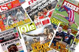 Las portadas de hoy amanecieron abarrotadas llena de emociones, dramatismo y campeones en las diferentes ligas de europa; en la Liga Nacional tenemos final.