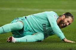 Ramos sufrió una fuerte lesión en el minuto 52 que lo obligó a dejar el partido.