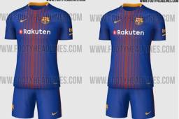 Esta es la nueva camisa que usará el Barcelona a partir de agosto que arranca la próxima temporada. Destaca el nuevo diseño y el nuevo patrocinador.