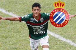 Christian Cálix ya anotó goles en los entrenamientos que realiza en España.