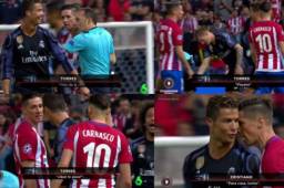 Cristiano y Torres tuvieron un pique en uno de los tramos del partido.