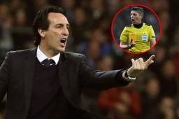 Emery criticó el trabajo de Gianluca Rocchi tras la derrota del PSG.
