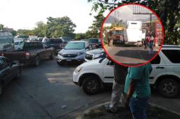 El ingreso a la ciudad de El Progreso se vio lenta.