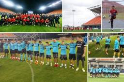 Motagua y Xolos de Tijuana reconocieron ayer el H-E-B Park y están listo para el juego de hoy por Liga de Campeones Concacaf. Acá las imágenes de sus prácticas.