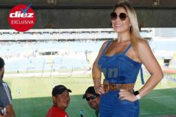 Ingrid Solís apoyó a Medford desde las gradas del estadio Olímpico. Foto: Neptali Romero.