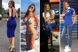 La guapa salvadoreña Zully Rodríguez, es presentadora de televisión y modelo en su país y hoy estará alentando a su selección que juega contra Honduras.