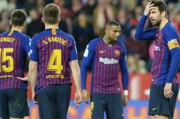 Barcelona y Sevilla juegan este miércoles por la vuelta de cuartos de final de Copa del Rey.