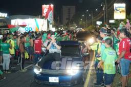 Marathón derrotó al Motagua en la Gran Final y los aficionados verdolagas han salido a las calles.