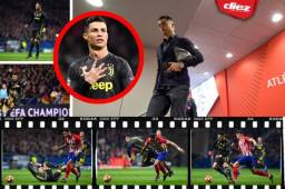 El portugués llegó a la ciudad de Madrid para disputar los octavos de final de ida contra el Atlético Insultos, gritos y malos señas recibió Cristiano durante la visita al Wanda Metropolitano. Además no te pierdas los gestos de frustración de Guardiola.